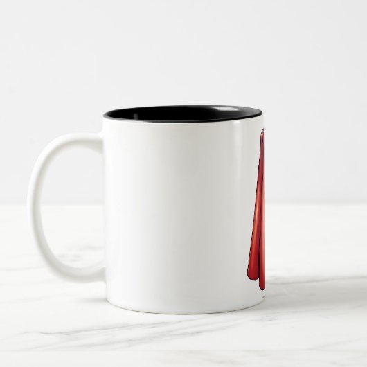 Superman - Das Kap Zweifarbige Tasse (Links)