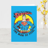 Superman Der Mann aus Stahl Karte (Gelbe Blume)