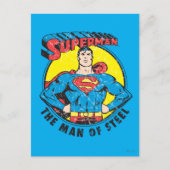 Superman Der Mann aus Stahl Postkarte (Vorderseite)