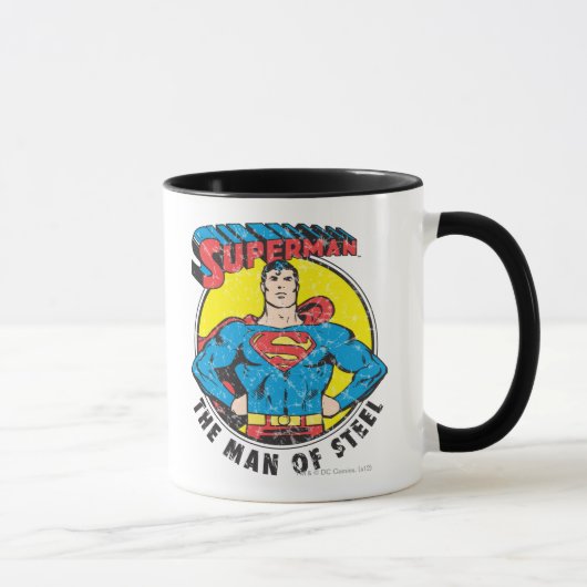 Superman Der Mann aus Stahl Tasse (Rechts)