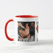 Superman | "Dieser Super-Vater gehört zu" Tasse (Links)