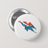 Superman Dives Right Button (Vorne & Hinten)