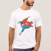 Superman Dives Verlassen T-Shirt (Vorderseite)