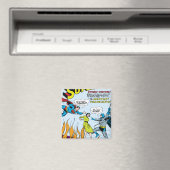 Superman (Double-Feature mit Batman) Magnet (In Situ (Geschirrspüler))