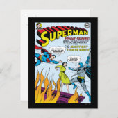 Superman (Double-Feature mit Batman) Postkarte (Vorne/Hinten)