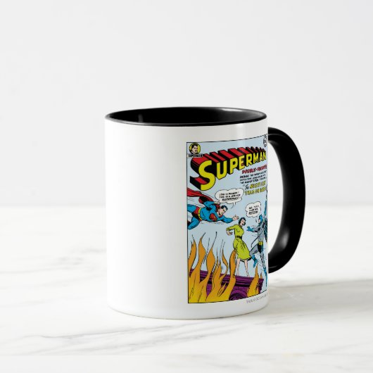 Superman (Double-Feature mit Batman) Tasse (VorderseiteRechts)
