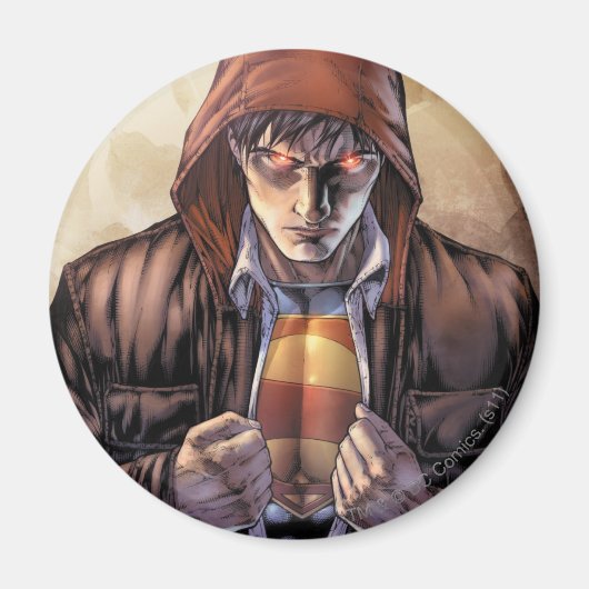 Superman Earth Cover - Farbe Magnet (Vorne)