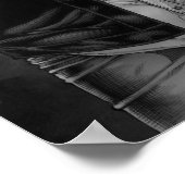 Superman Earth Cover - Schwarz und Weiß Poster (Ecke)