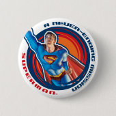Superman - Eine endlose Mission Button (Vorderseite)