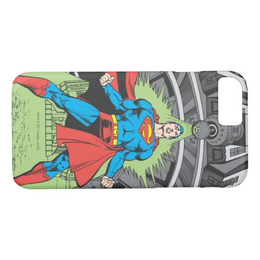 Superman exponiert gegenüber Kryptonit Case-Mate iPhone Hülle (Rückseite (Horizontal))