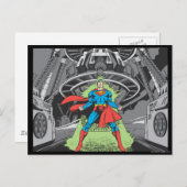 Superman exponiert gegenüber Kryptonit Postkarte (Vorne/Hinten)