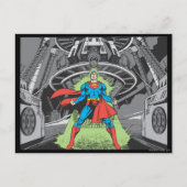 Superman exponiert gegenüber Kryptonit Postkarte (Vorderseite)