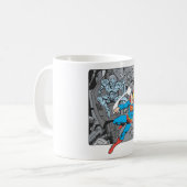 Superman Fights Brainiac Kaffeetasse (Vorderseite Links)