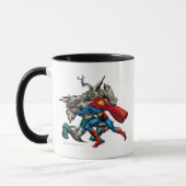 Superman Fights Enemy Tasse (Links)