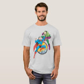 Superman Fights Lex Luthor T-Shirt (Vorne ganz)