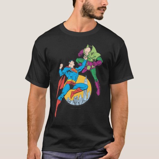 Superman Fights Lex Luthor T-Shirt (Vorderseite)