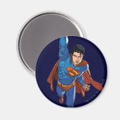 Superman fliegt nach vorn magnet (Vorderseite/Rückseite)