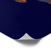 Superman fliegt nach vorn poster (Ecke)