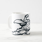 Superman Fliegt rechts Kaffeetasse (Vorderseite Links)