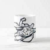 Superman Fliegt rechts Kaffeetasse (Mittel)