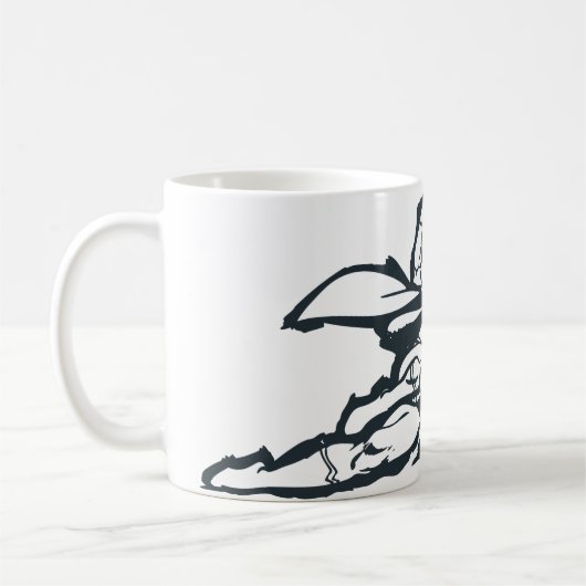 Superman Fliegt rechts Kaffeetasse (Links)