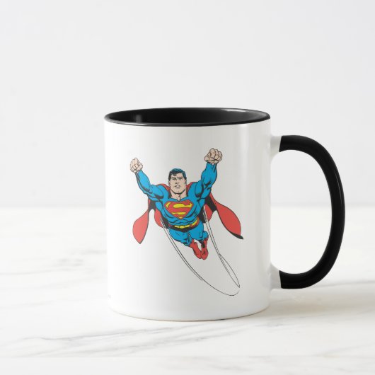Superman Flies Forward Tasse (Rechts)