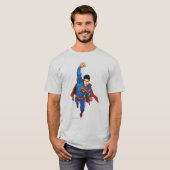 Superman Flying Forward T-Shirt (Vorne ganz)