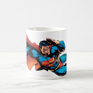 Superman Flying Kick Kaffeetasse