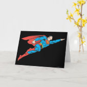 Superman Flying Right Karte (Gelbe Blume)
