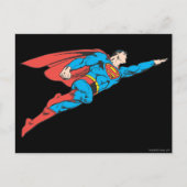 Superman Flying Right Postkarte (Vorderseite)
