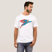 Superman Flying Right T-Shirt (Vorne ganz)