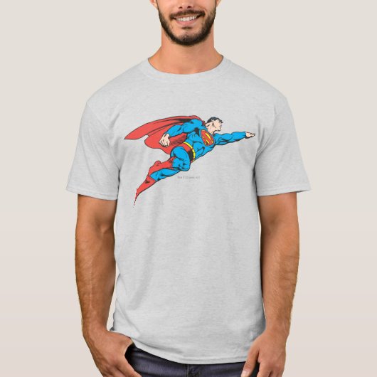 Superman Flying Right T-Shirt (Vorderseite)