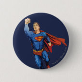 Superman Flying Verlassen Button (Vorderseite)
