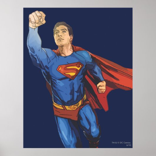 Superman Flying Verlassen Poster (Vorne)