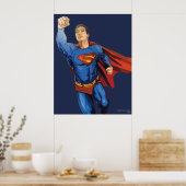Superman Flying Verlassen Poster (Küche)
