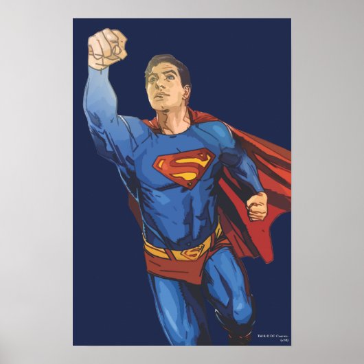 Superman Flying Verlassen Poster (Vorne)