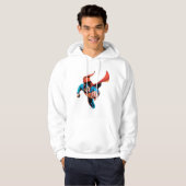Superman geht voran hoodie (Vorne ganz)