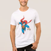Superman geht vorwärts Tri-Blend shirt (Vorderseite)