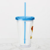 Superman Golden S Shield Brillianz Acryltrinkbecher (Rechts)