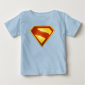 Superman Golden S Shield Brillianz Baby T-shirt (Vorderseite)