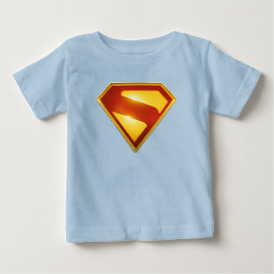 Superman Golden S Shield Brillianz Baby T-shirt
