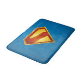 Superman Golden S Shield Brillianz Badematte (Schrägansicht)