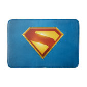 Superman Golden S Shield Brillianz Badematte (Vorderseite)