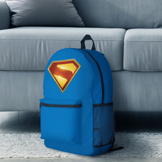 Superman Golden S Shield Brillianz Bedruckter Rucksack
