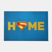 Superman Golden S Shield Brillianz Fußmatte (Vorderseite)