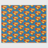 Superman Golden S Shield Brillianz Geschenkpapier (Flach)