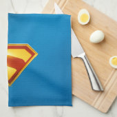 Superman Golden S Shield Brillianz Geschirrtuch (Viertel Falte)