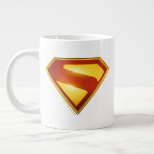 Superman Golden S Shield Brillianz Jumbo-Tasse