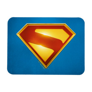 Superman Golden S Shield Brillianz Magnet