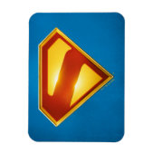 Superman Golden S Shield Brillianz Magnet (Vertikal)